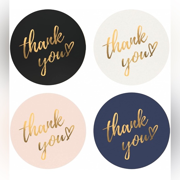 Other - NEW - 500 pcs - Thank you stickers!!